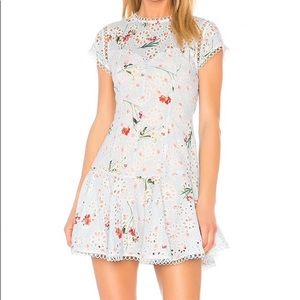 Sydney broderie short sleeve dress